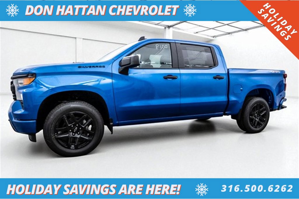 New 2025 Chevrolet Silverado 1500 Custom w/ LPO, Dark Essentials Package image 2