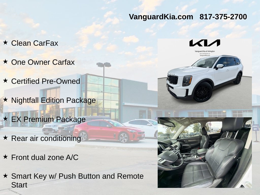 Certified 2022 Kia Telluride EX w/ EX Premium Package AWD/4WD image 6