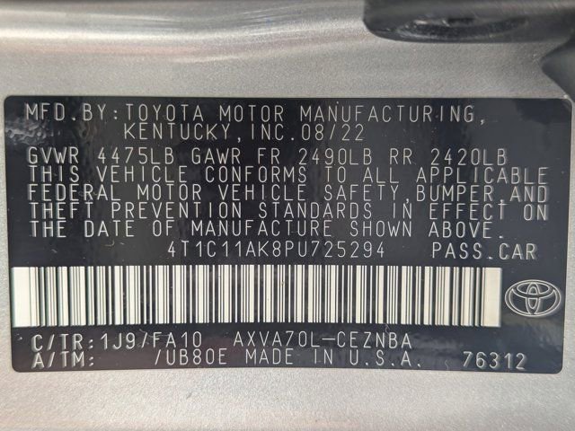 Used 2023 Toyota Camry LE FWD image 27