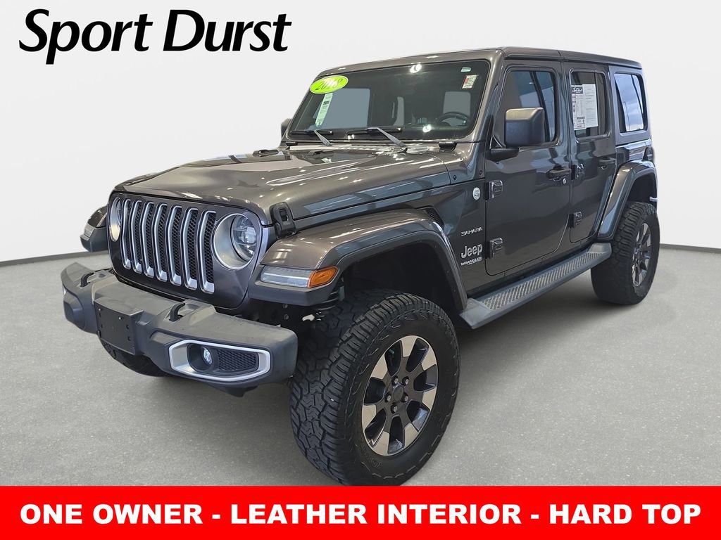 Used 2018 Jeep Wrangler Unlimited Sahara w/ LED Lighting Group image 1