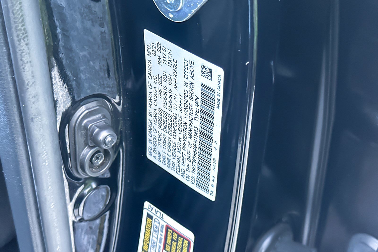 Certified 2021 Honda CR-V EX image 21
