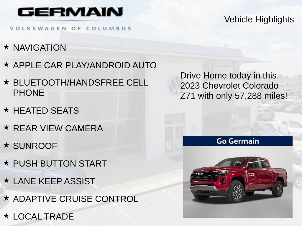 Used 2023 Chevrolet Colorado Z71 w/ Z71 Convenience Package 2 AWD/4WD image 5
