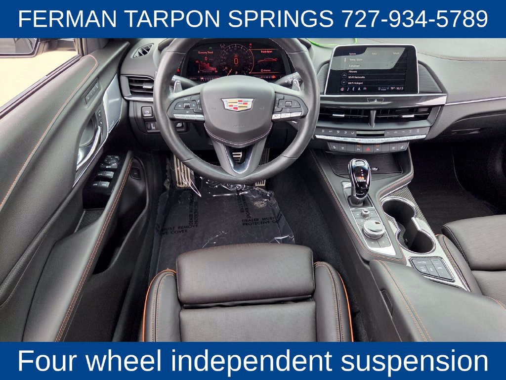 Certified 2025 Cadillac CT4 V w/ Navigation Package RWD image 15