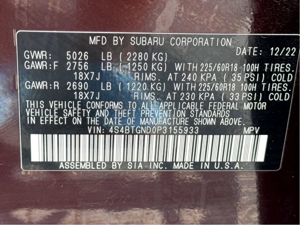 Used 2023 Subaru Outback Limited XT AWD/4WD image 25