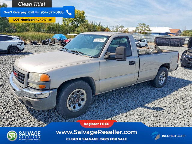 Used 2005 GMC Sierra 1500 W/T