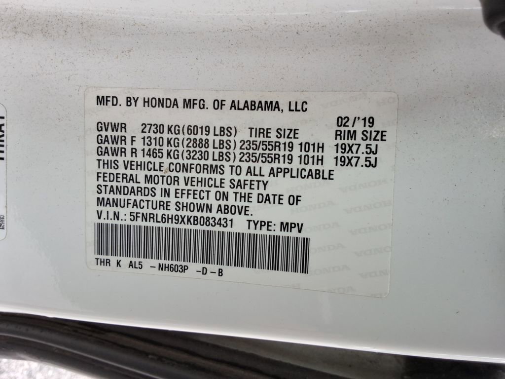 Used 2019 Honda Odyssey Elite image 17