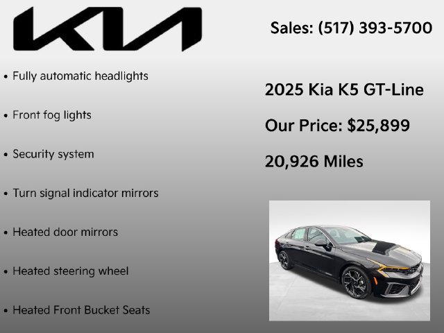 Used 2025 Kia K5 GT-Line FWD image 12