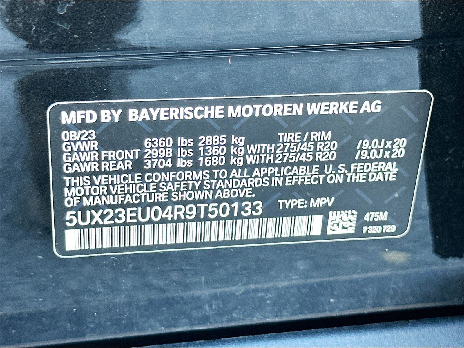 Certified 2024 BMW X5 xDrive40i w/ Parking Assistance Package image 32