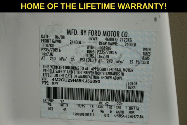 Used 2008 Mercury Mariner 2WD Hybrid image 37