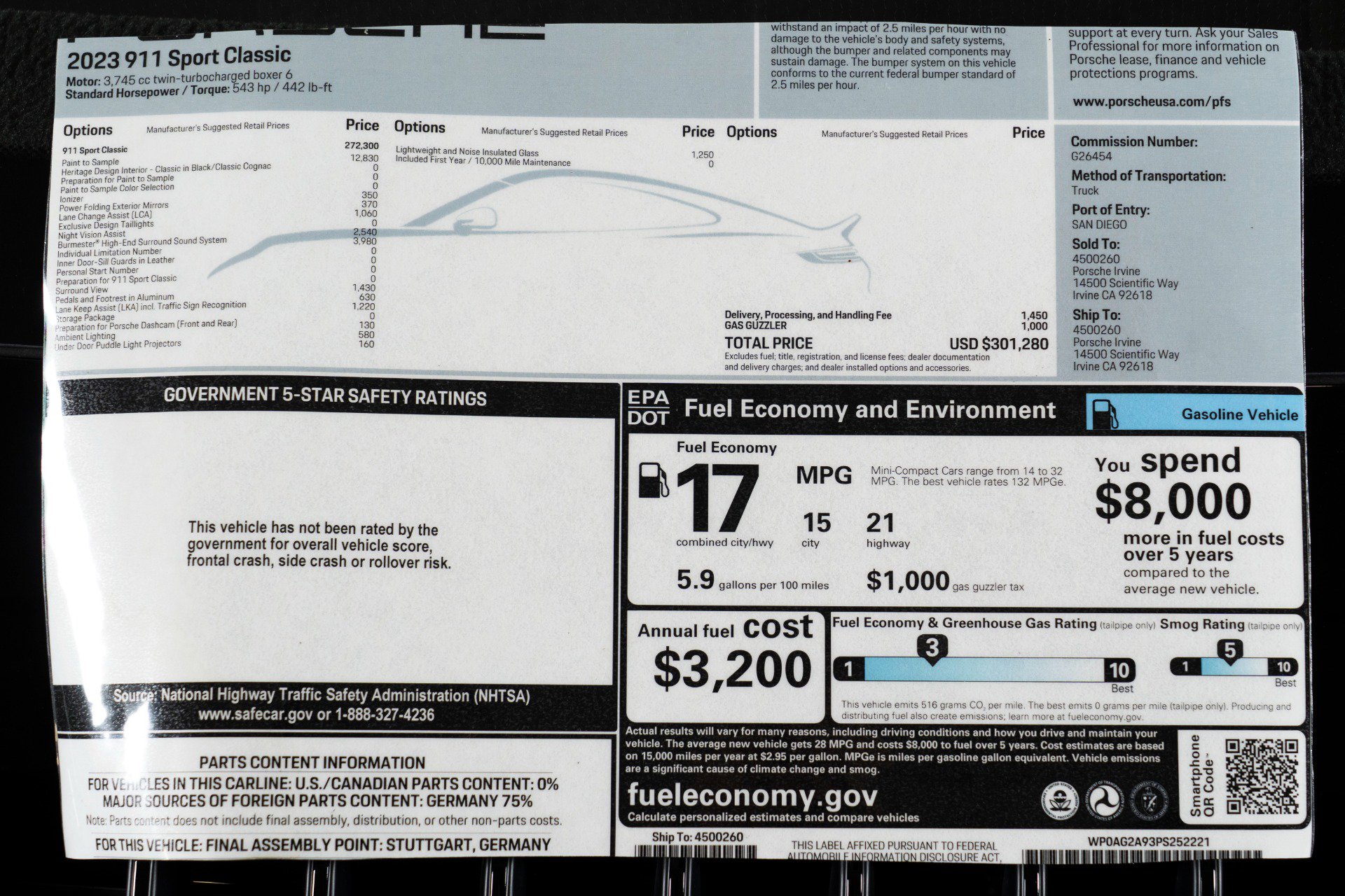 Used 2023 Porsche 911 Sport Classic image 52