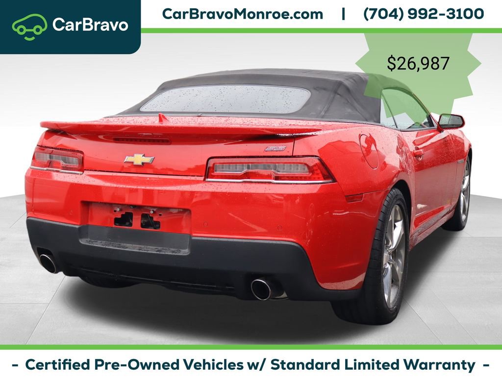 Certified 2015 Chevrolet Camaro SS w/ RS Package RWD image 5