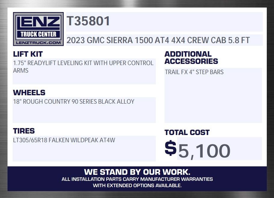 Used 2023 GMC Sierra 1500 AT4 w/ Technology Package AWD/4WD video 2