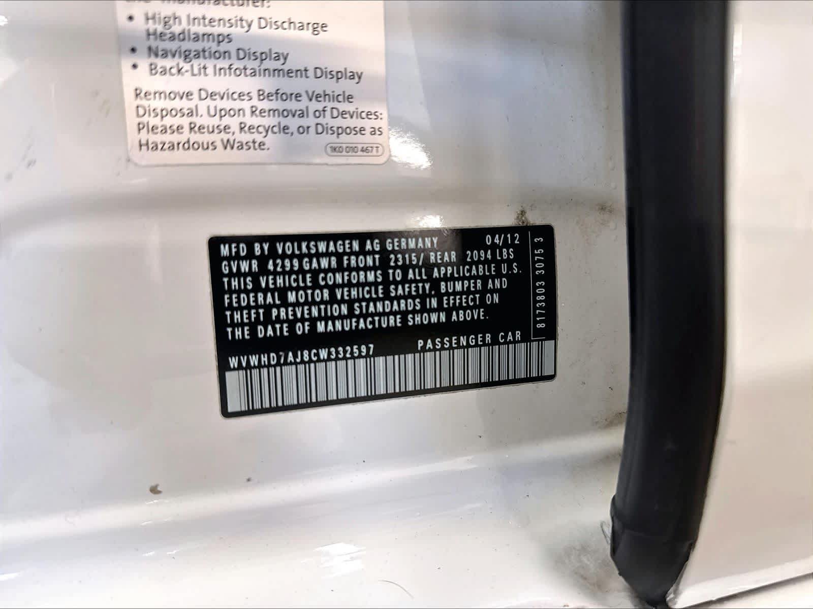 Used 2012 Volkswagen GTI 4-Door FWD image 21