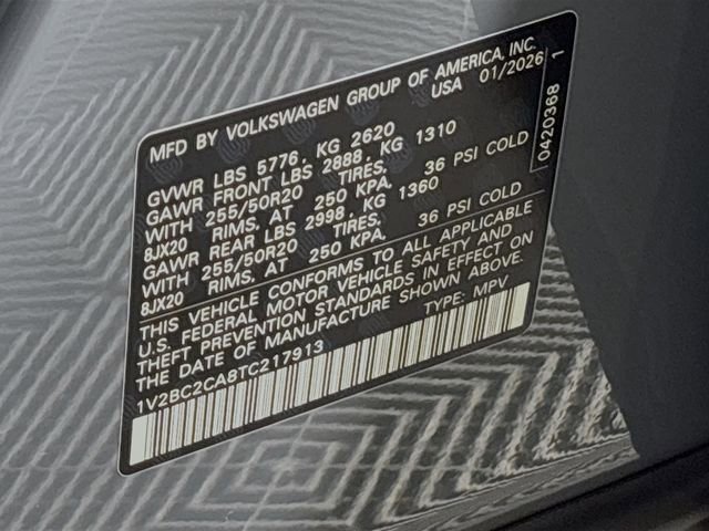 New 2026 Volkswagen Atlas Cross Sport SEL image 34
