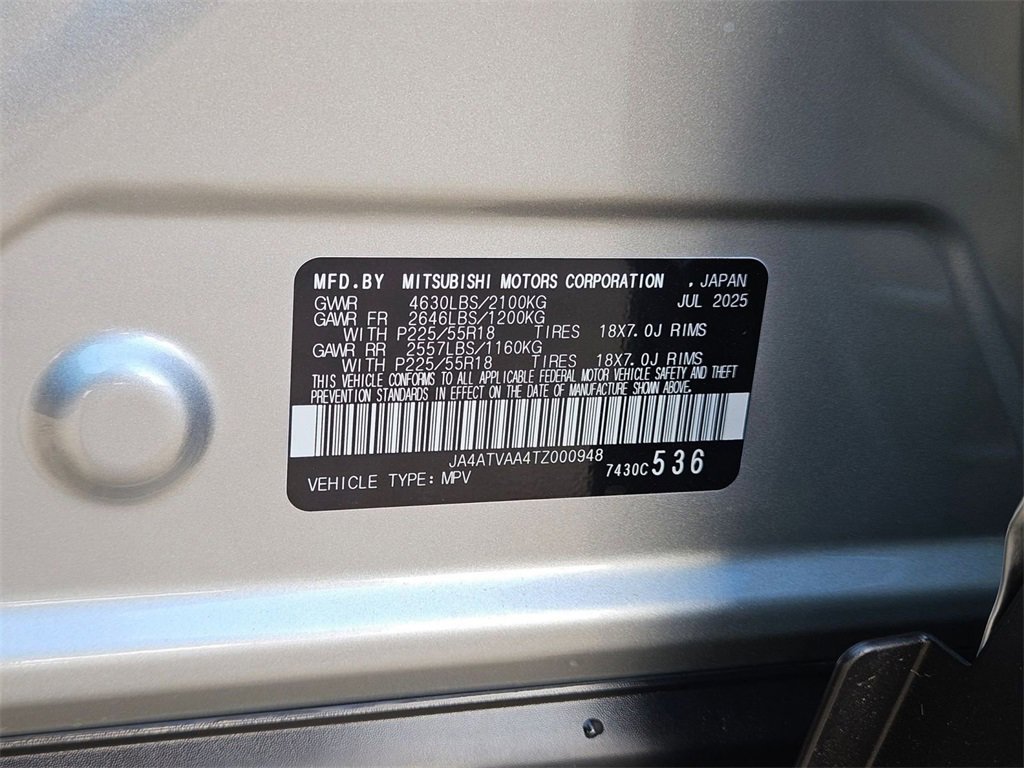 New 2026 Mitsubishi Eclipse Cross LE image 33