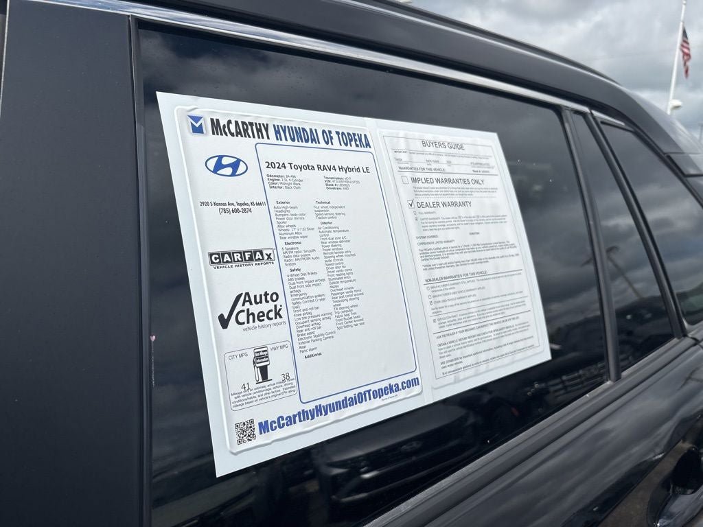 Used 2024 Toyota RAV4 LE AWD/4WD image 38