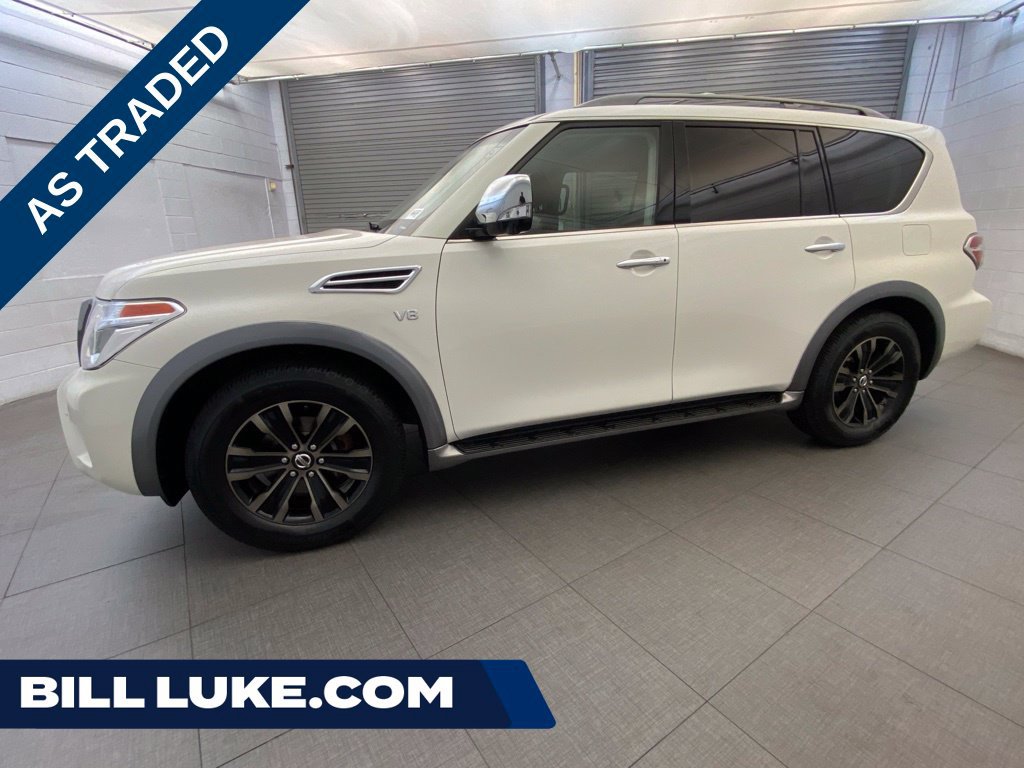 Used 2017 Nissan Armada Platinum w/ Captain Seat Package RWD image 1