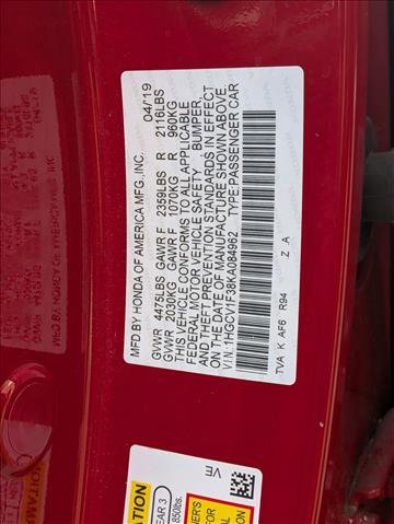 Used 2019 Honda Accord Sport image 15