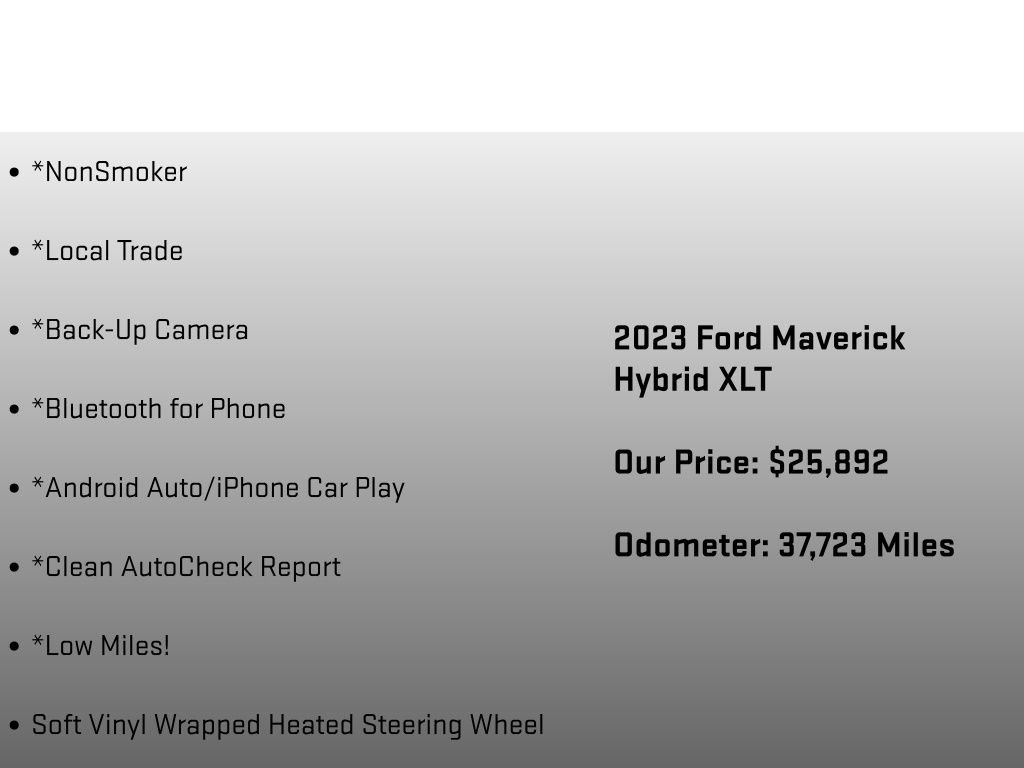 Used 2023 Ford Maverick XLT w/ XLT Luxury Package image 12