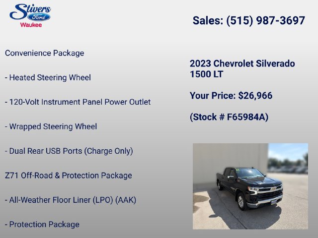 Used 2023 Chevrolet Silverado 1500 LT AWD/4WD image 39