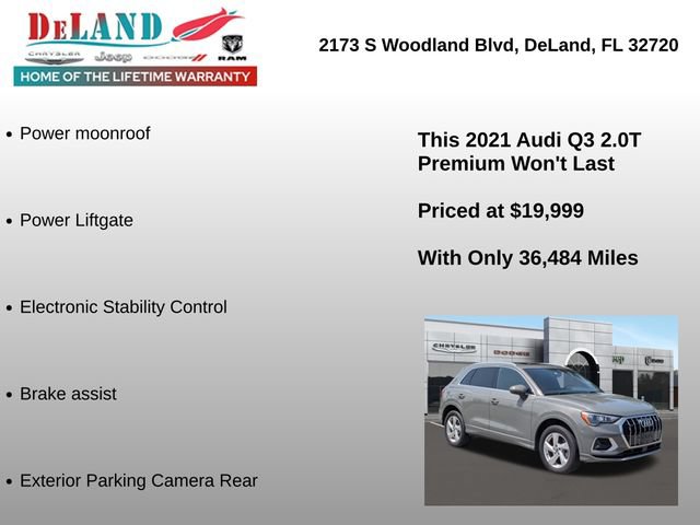 Used 2021 Audi Q3 2.0T Premium AWD/4WD image 6