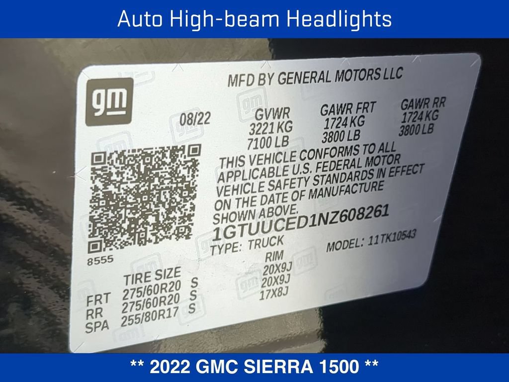 Used 2022 GMC Sierra 1500 Elevation AWD/4WD image 27