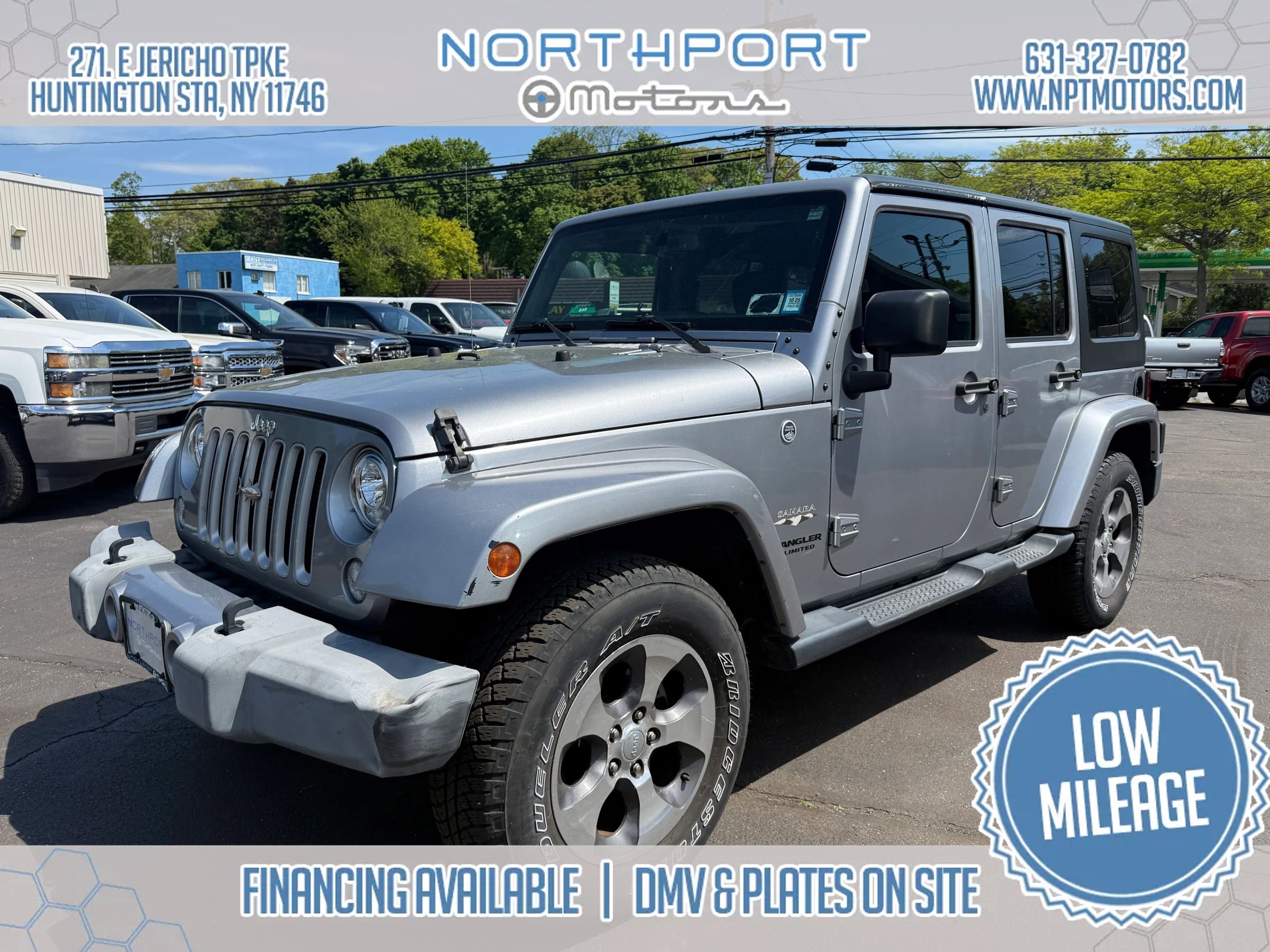 Used 2017 Jeep Wrangler Unlimited Sahara w/ Connectivity Group AWD/4WD image 1