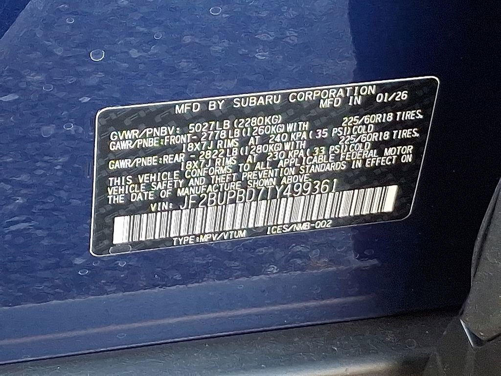 New 2026 Subaru Outback Premium image 15