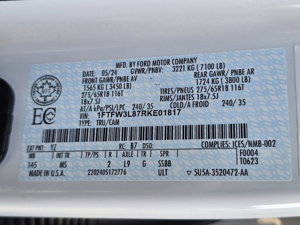 Used 2024 Ford F150 XLT w/ Tow/Haul Package image 31