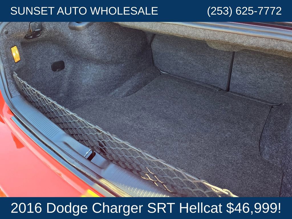 Used 2016 Dodge Charger SRT Hellcat w/ Harman/Kardon Audio Group RWD image 26