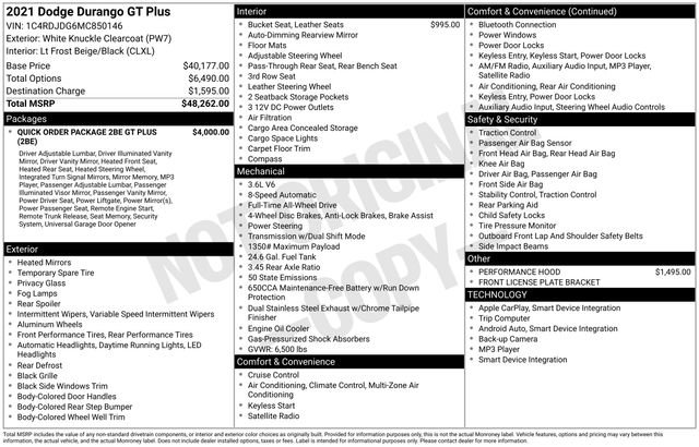 Used 2021 Dodge Durango GT image 44