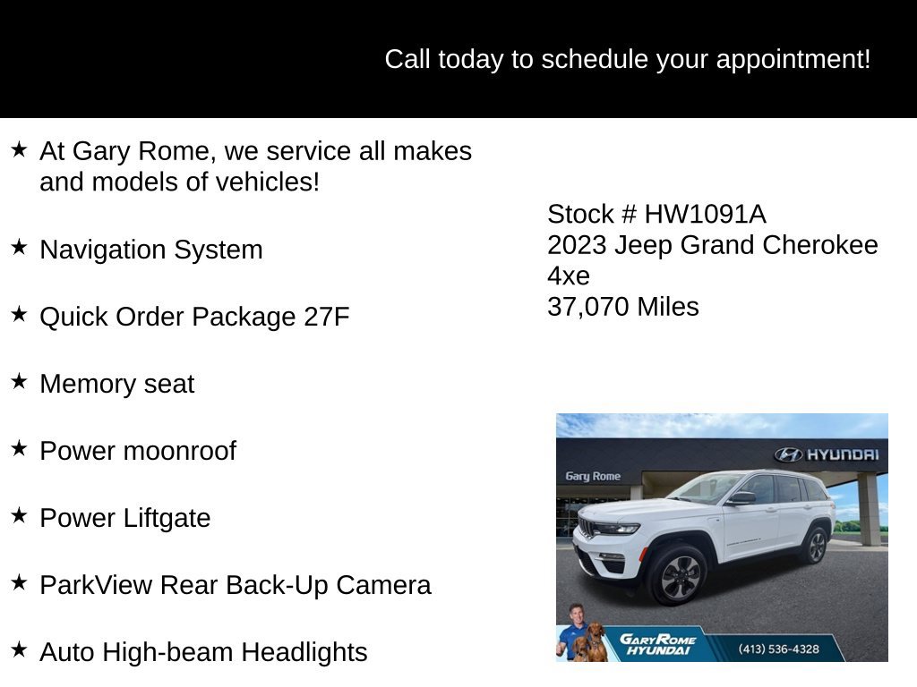 Used 2023 Jeep Grand Cherokee 4WD 4xe image 6
