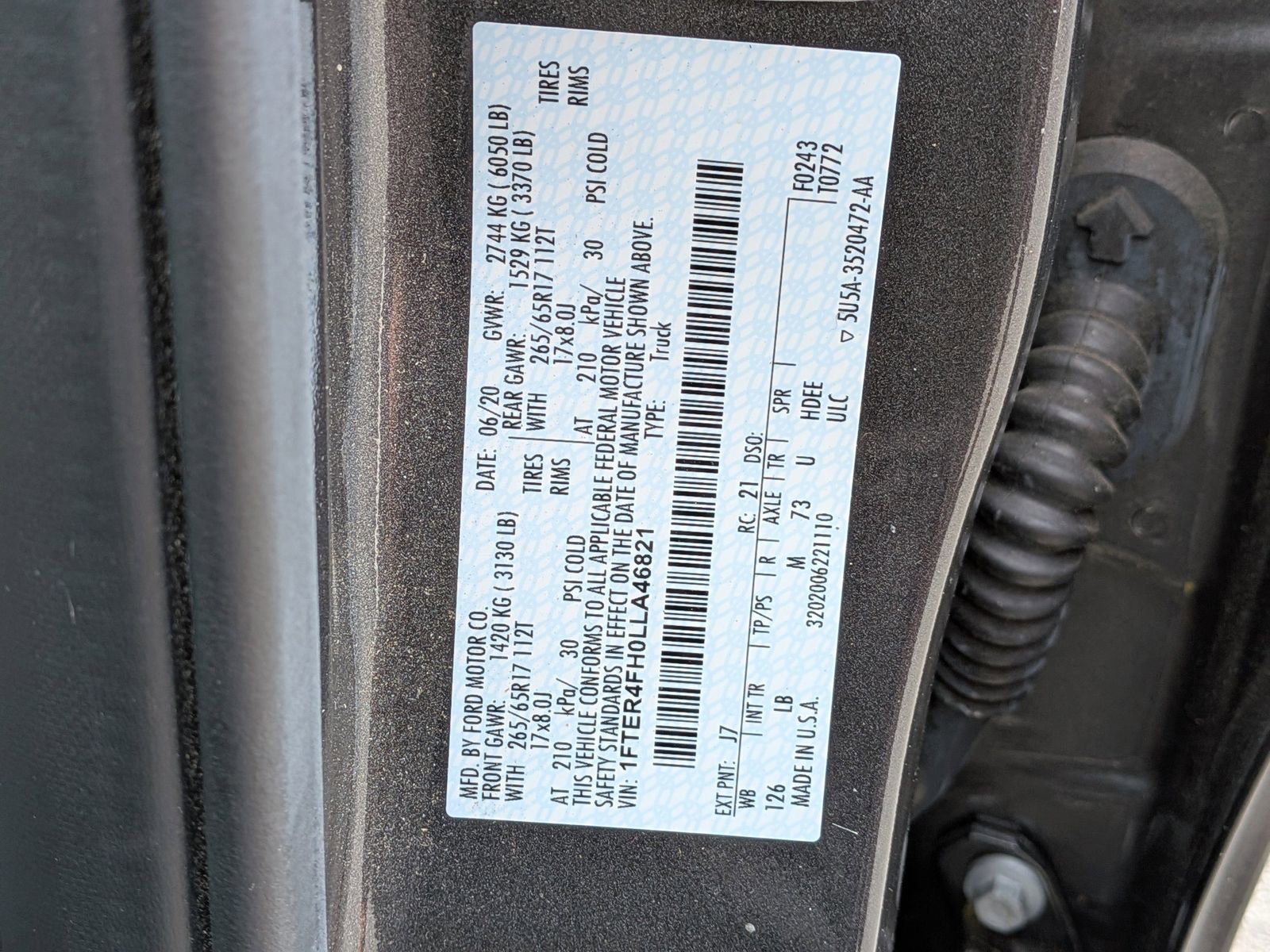 Certified 2020 Ford Ranger XLT w/ Equipment Group 301A Mid AWD/4WD image 14