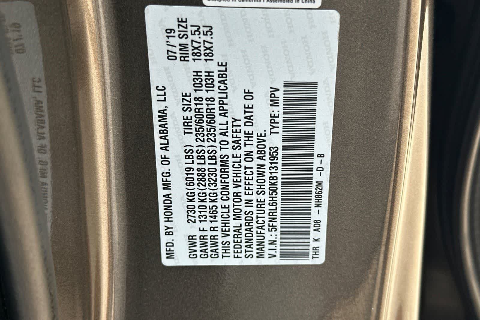 Used 2019 Honda Odyssey EX image 31