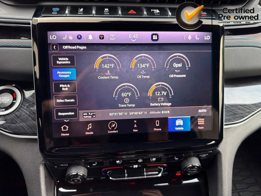 Certified 2022 Jeep Grand Cherokee Trailhawk w/ Advanced Protech Group II AWD/4WD image 96