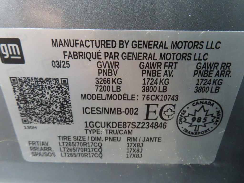 Used 2025 Chevrolet Silverado 1500 LT w/ Work Truck Package image 65