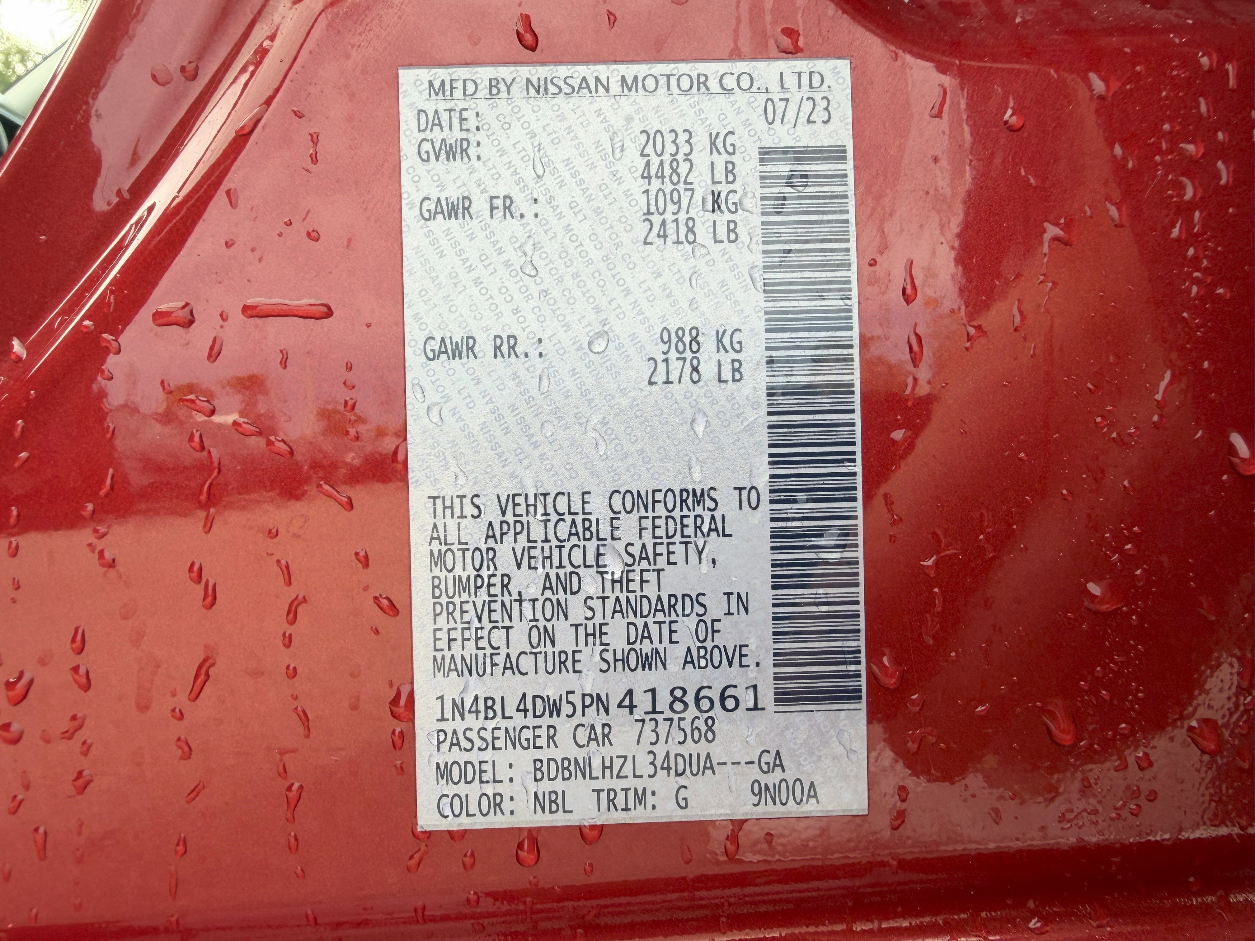 Certified 2023 Nissan Altima 2.5 SV image 26