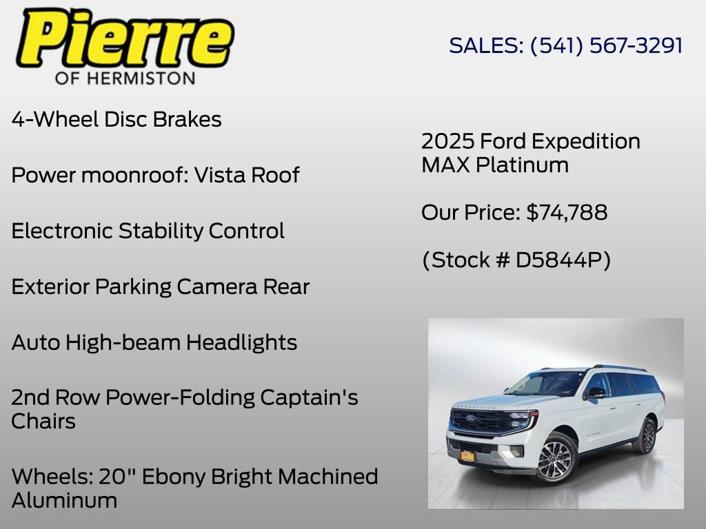 Certified 2025 Ford Expedition Max Platinum image 5