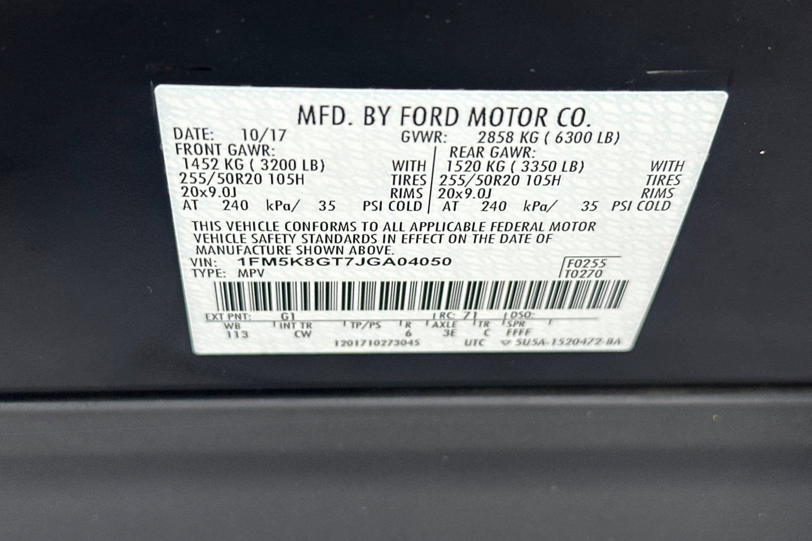 Certified 2018 Ford Explorer Sport AWD/4WD image 30