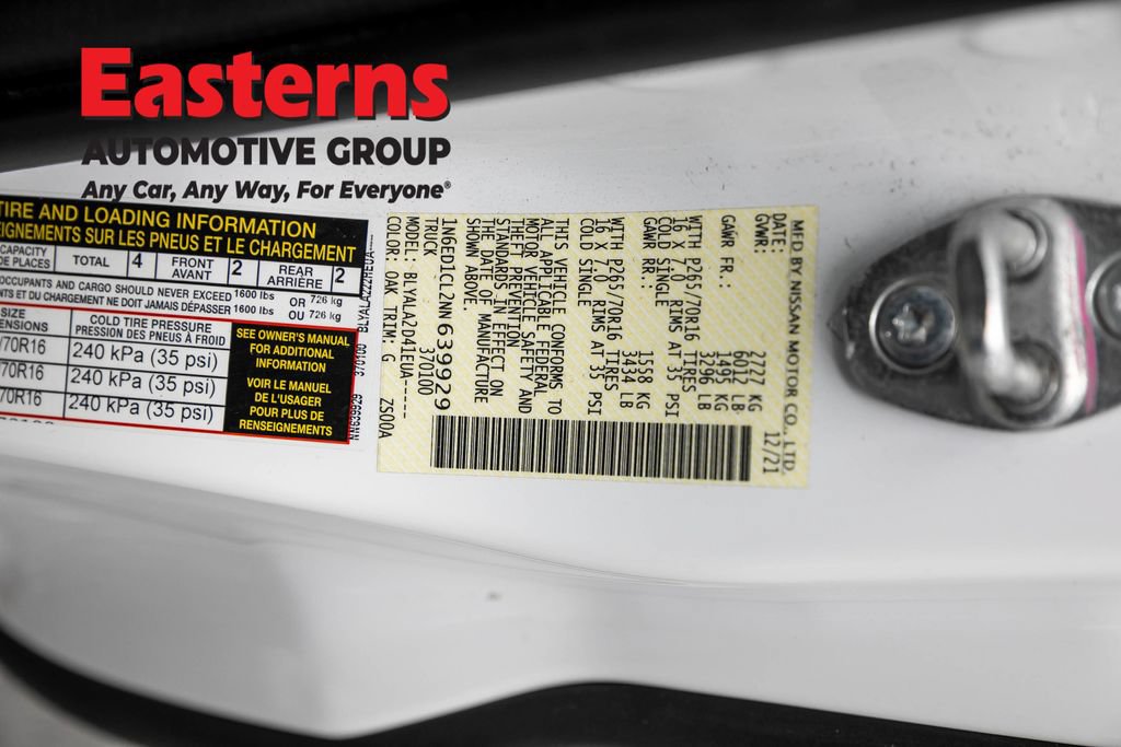 Used 2022 Nissan Frontier S RWD image 32