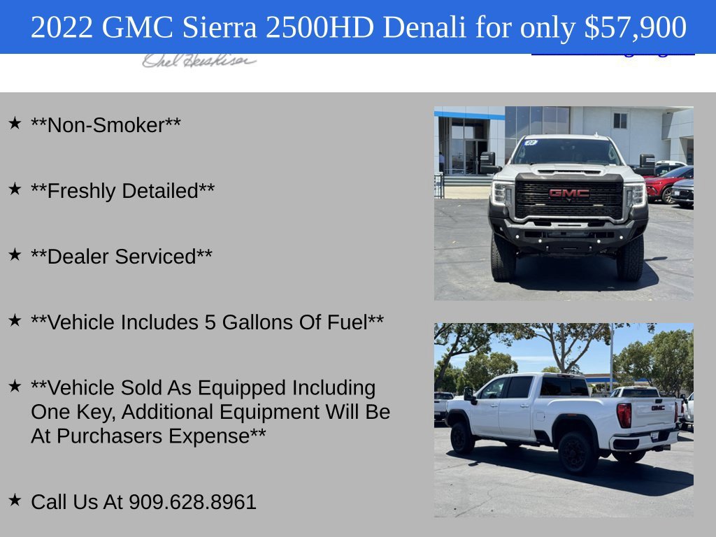 Used 2022 GMC Sierra 2500 Denali w/ Denali Ultimate Package AWD/4WD image 4