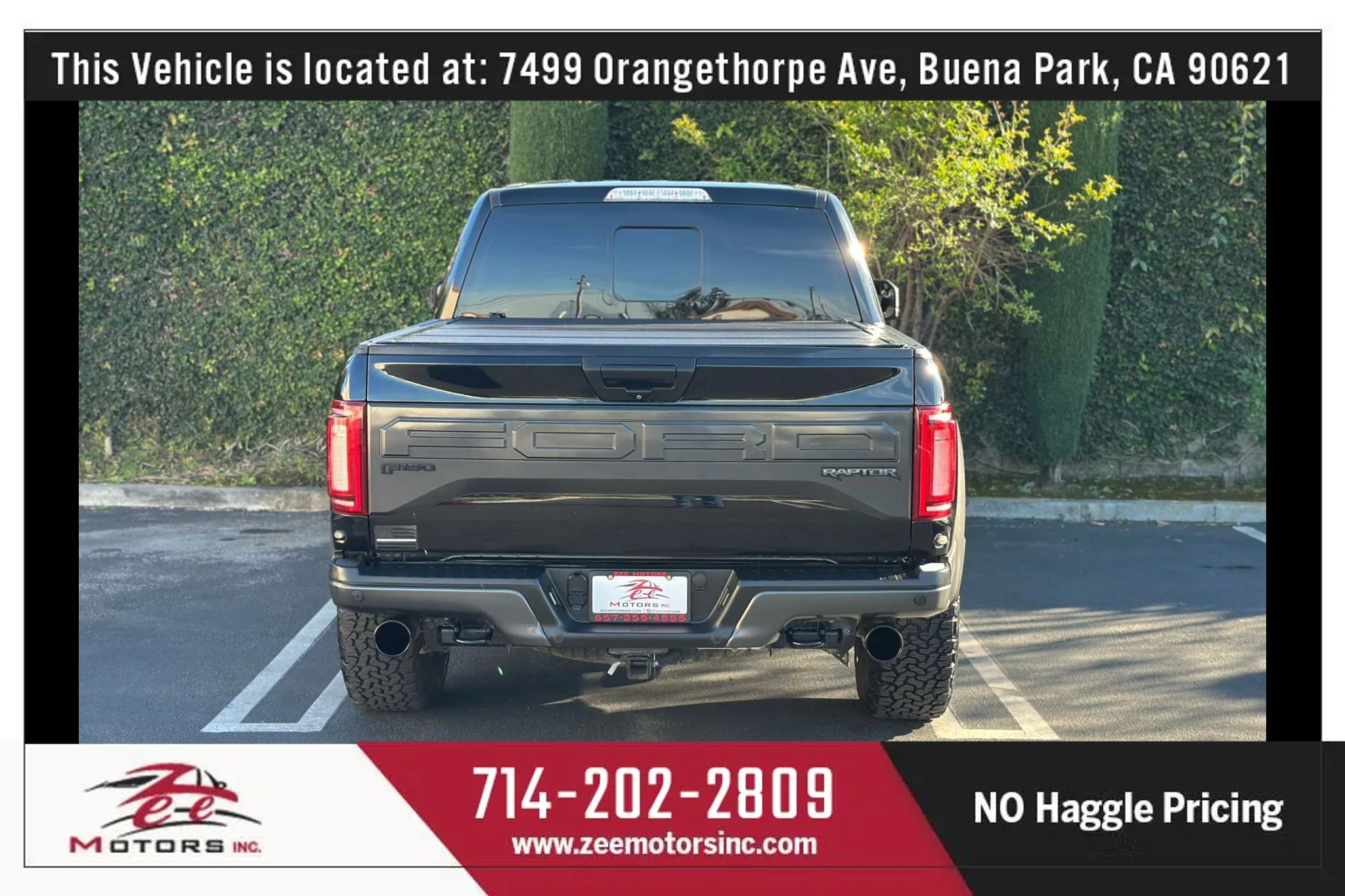 Used 2018 Ford F150 Raptor w/ Equipment Group 801A Mid AWD/4WD image 7