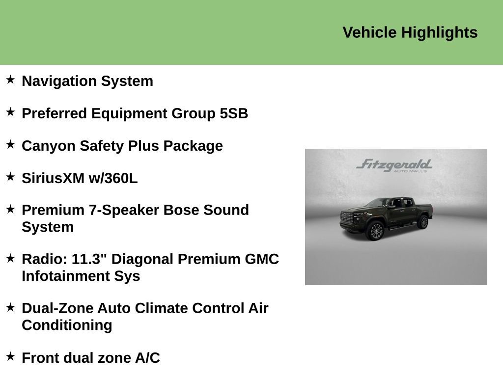 Used 2025 GMC Canyon Denali AWD/4WD image 9