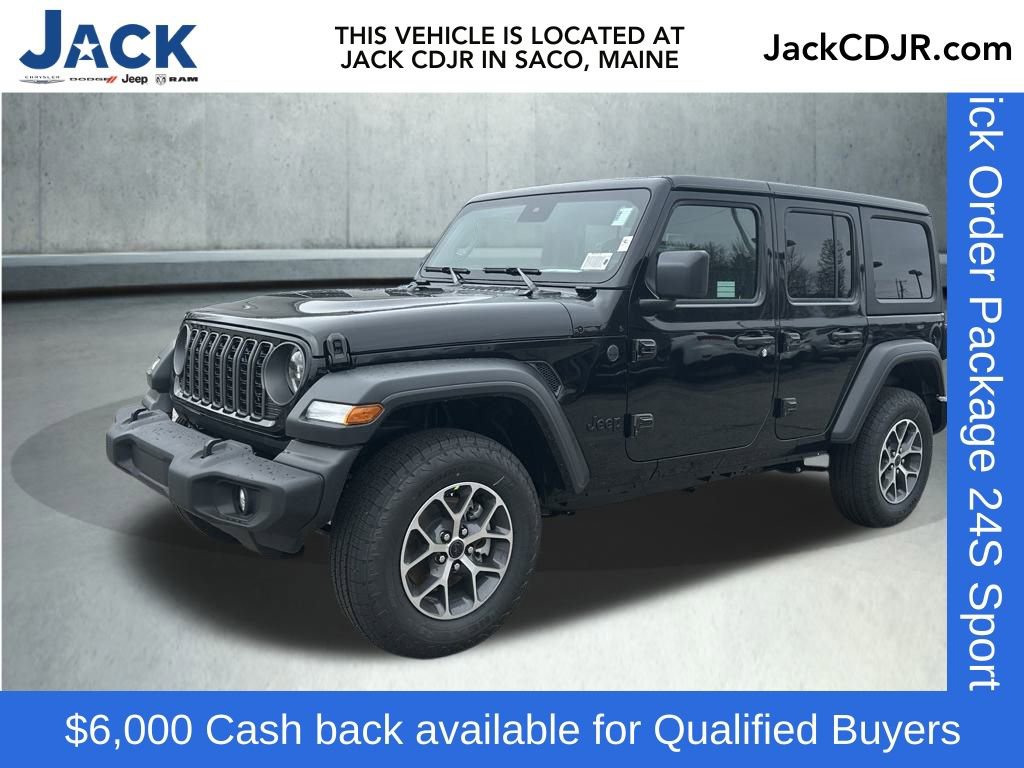 New 2025 Jeep Wrangler Sport S
