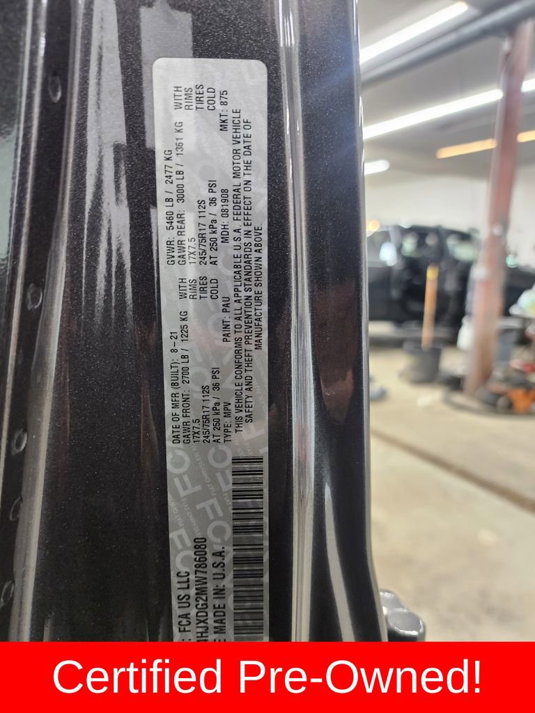 Certified 2021 Jeep Wrangler Unlimited Sport image 39