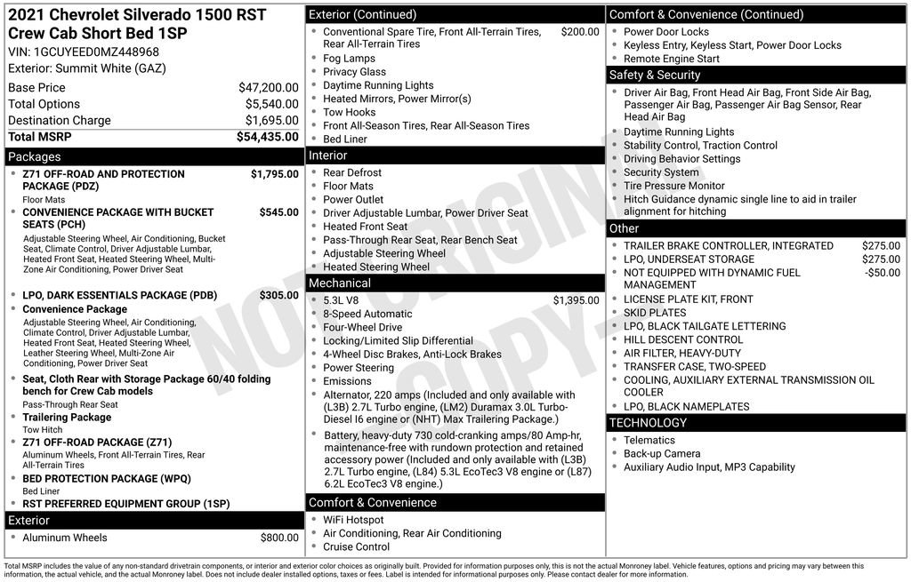 Used 2021 Chevrolet Silverado 1500 RST AWD/4WD image 25