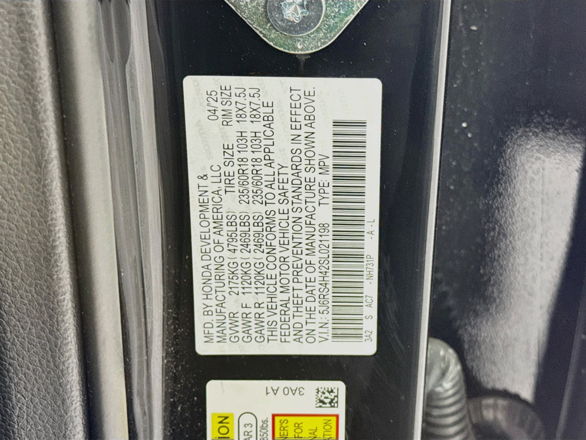 Certified 2025 Honda CR-V EX image 32