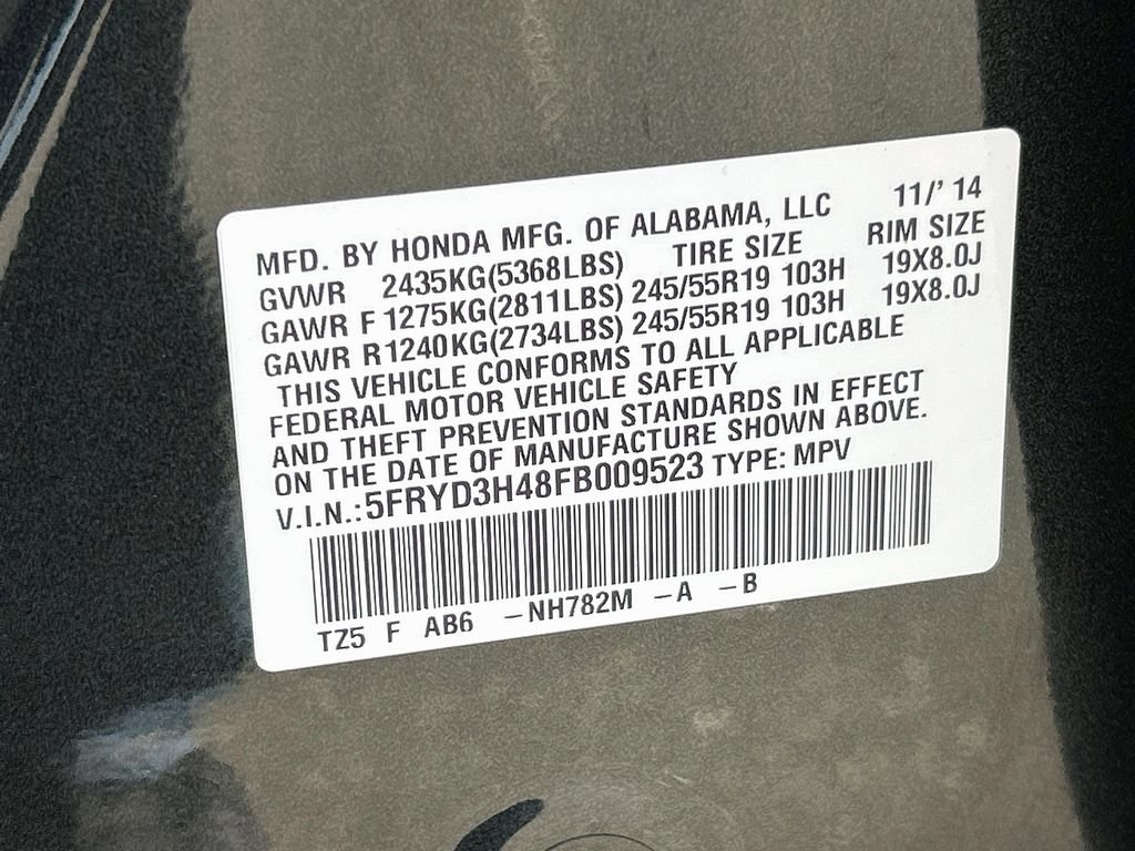 Used 2015 Acura MDX w/ Technology Package FWD image 34