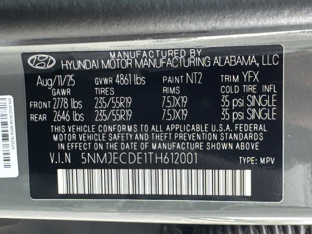 Certified 2026 Hyundai Tucson Limited AWD/4WD image 36