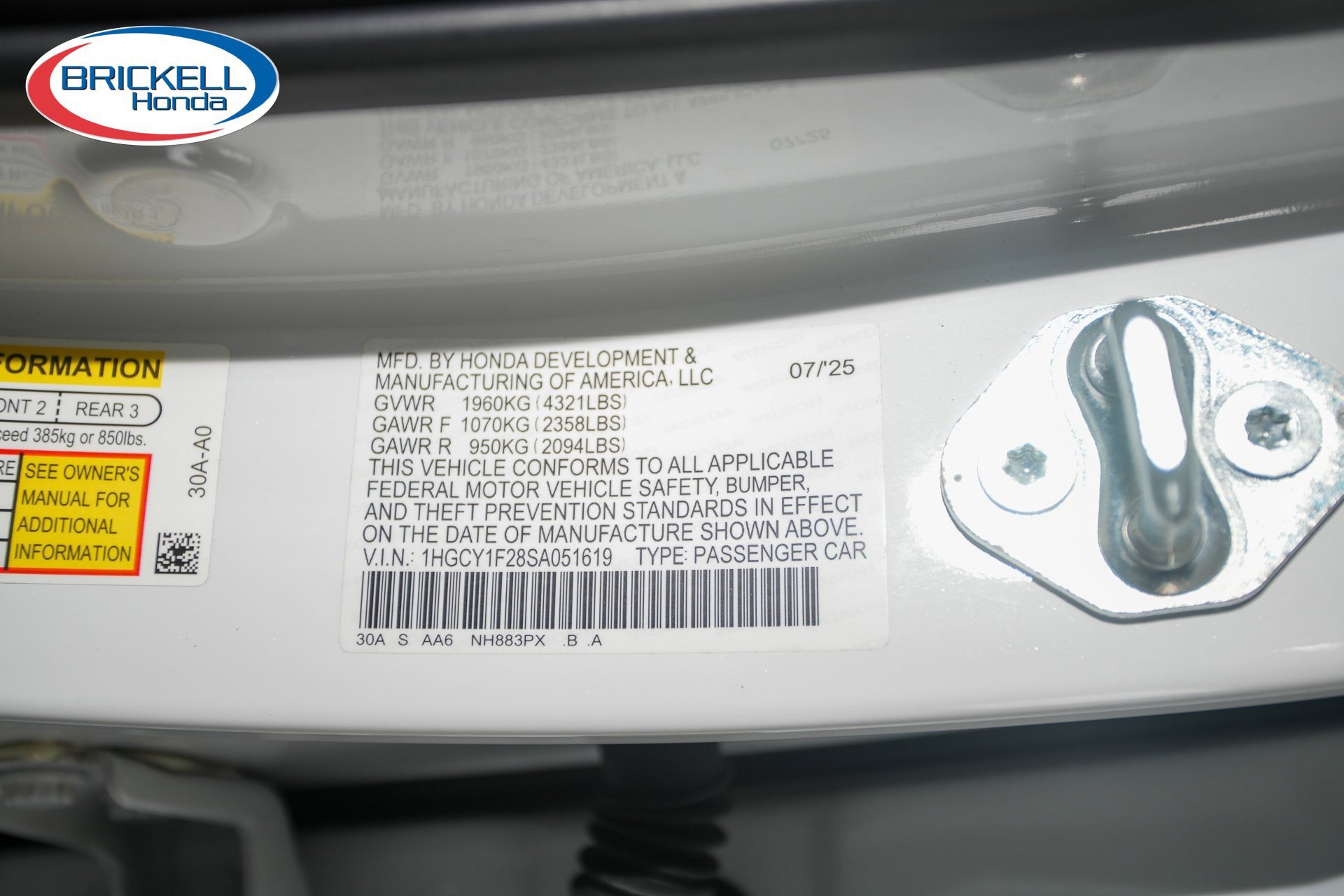 Certified 2025 Honda Accord LX image 45